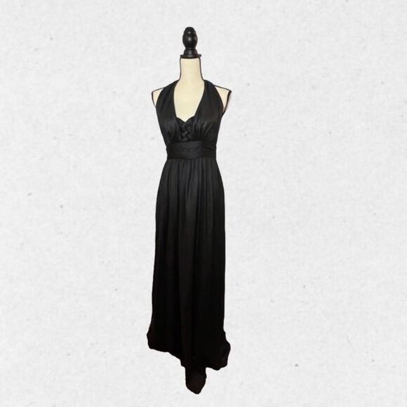 BCBGeneration Black Halter Maxi Dress - Picture 1 of 16